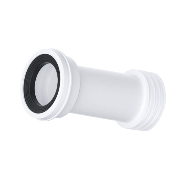 Viva PP0001/B 4" 110mm Easi-Fit Extended Straight WC Pan Connector