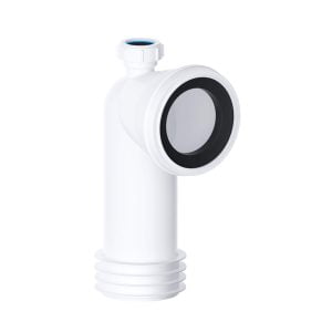 Viva PP0005/A 90 degree bent WC pan connector with 32mm boss