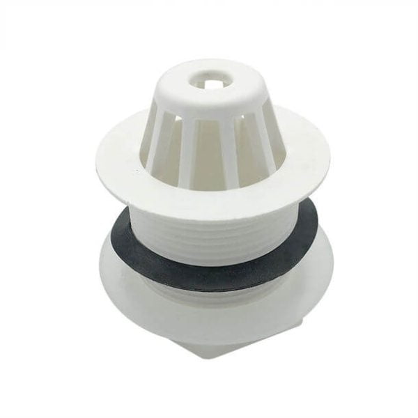 Armitage Shanks S885067 white plastic 1-1/2" domed urinal strainer waste