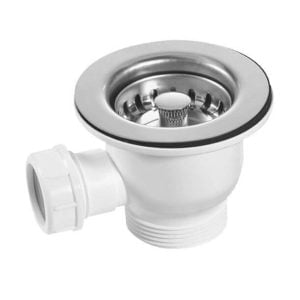 McAlpine MBSWSS85 85mm stainless steel mini basket strainer waste