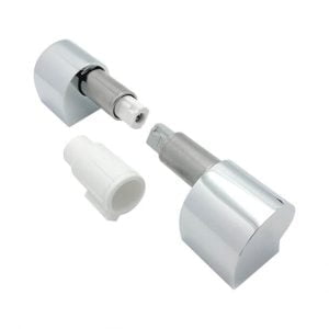 Roca AI0012400R The Gap soft close toilet seat hinge set in chrome