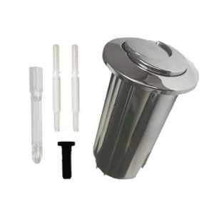 Roca AH0001700R chrome long body dual flush push button