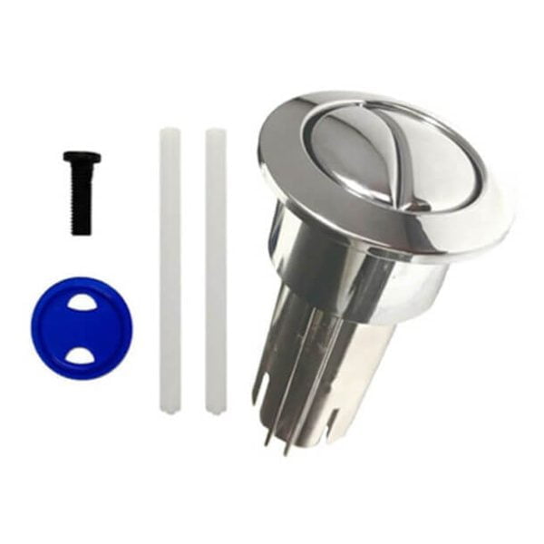 Roca AH0002000R D1D Dual Flush Push Button Chrome Long Body