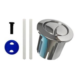 Roca AH0002100R D1D Dual Flush Push Button Chrome Short Body
