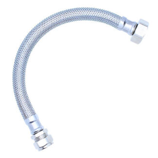 Viva SSH4 15mm x 3/4" BSP Flexible Bath Tap Connector 300mm