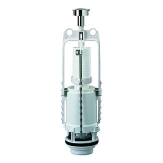 Siamp Storm 33A single flush valve with chrome push button