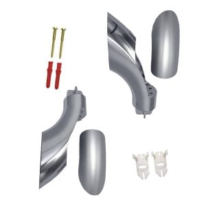 Aqualisa 215012 Varispray 99 Shower Rail End Assembly Pair Chrome