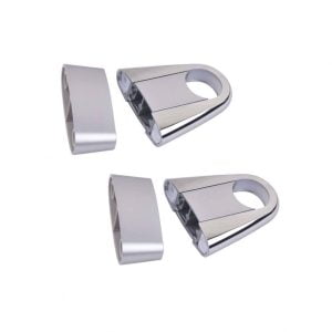 Aqualisa 479501 Quartz Exposed Digital Shower Rail Fixing Bracket Chrome (Pair)