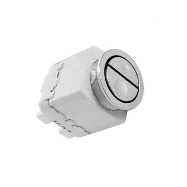 Geberit 241.413.21.1 Dual Flush Pneumatic Push Button Actuator Chrome
