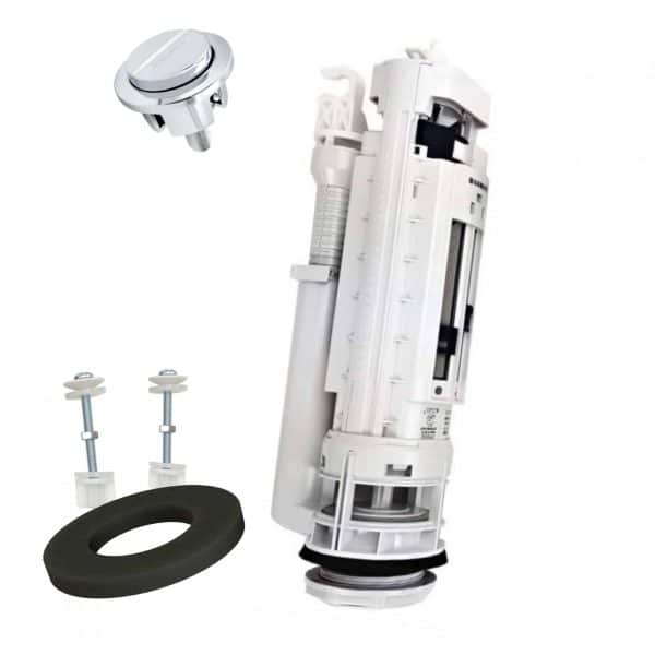 Duravit 0074131300 Type 290 Dual Flush Valve & Push Button by Geberit