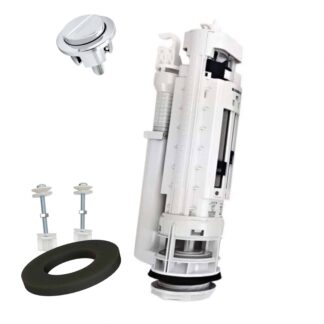 Duravit 0074131300 Type 290 Dual Flush Valve & Push Button by Geberit