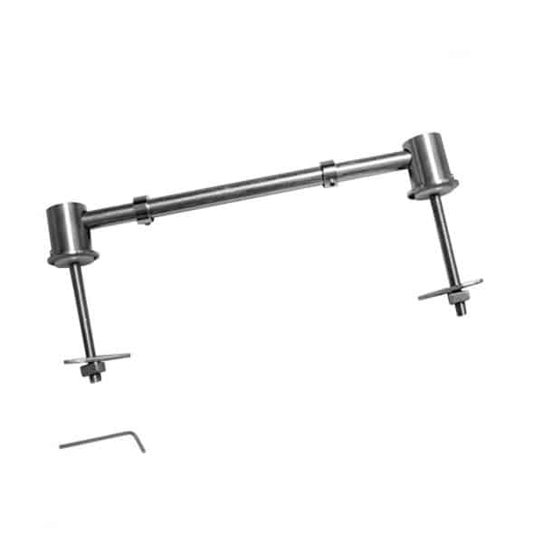 Wirquin FBH11SS Celmac stainless steel anti-vandal top fix toilet seat bar hinge