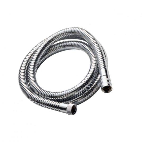 Aqualisa 518148 1.75m Midas stainless steel shower hose chrome