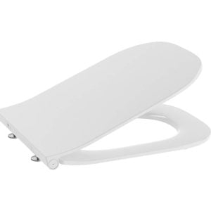 Roca A801472003 The Gap Square SLIM white soft close toilet seat and cover