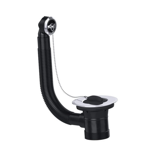 Viva CWS01 Combination 1-1/2" Kitchen Sink Waste & Overflow Chrome