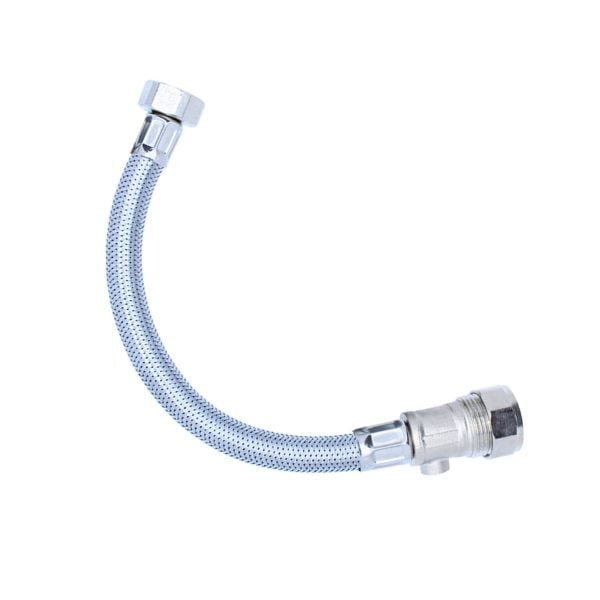 Viva SSH9 15mm x 3/4" BSP Flexible Bath Tap Connector 300mm