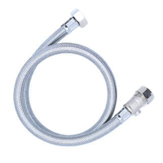 Viva SSH6/C 900mm stainless steel flexible bath tap connector with isolator