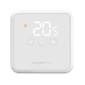 Honeywell Home DT4R YT42WRFT20 white wireless room thermostat front view