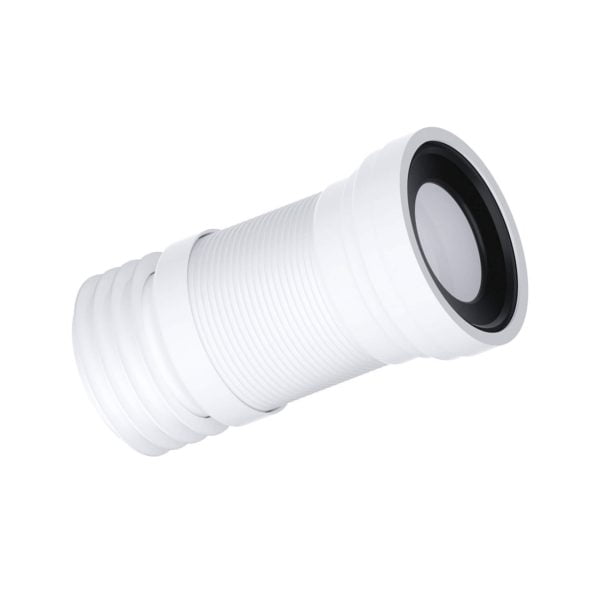 Viva PP0002/C 4" 110mm Easi-Fit Flexible Straight Pan Connector Short