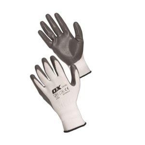 OX Nitrile Flex Safety Gloves Size 9 L