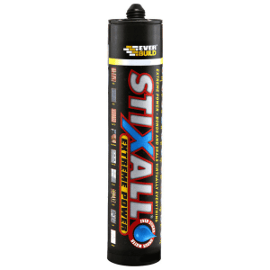 Everbuild Stixall Extreme Power Crystal Clear 290ml adhesive sealant