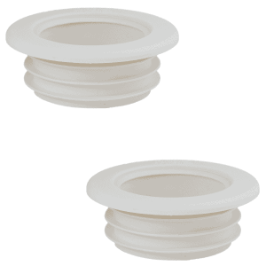 Pipesnug PS32WH2PK 32mm white wall seal pack of 2