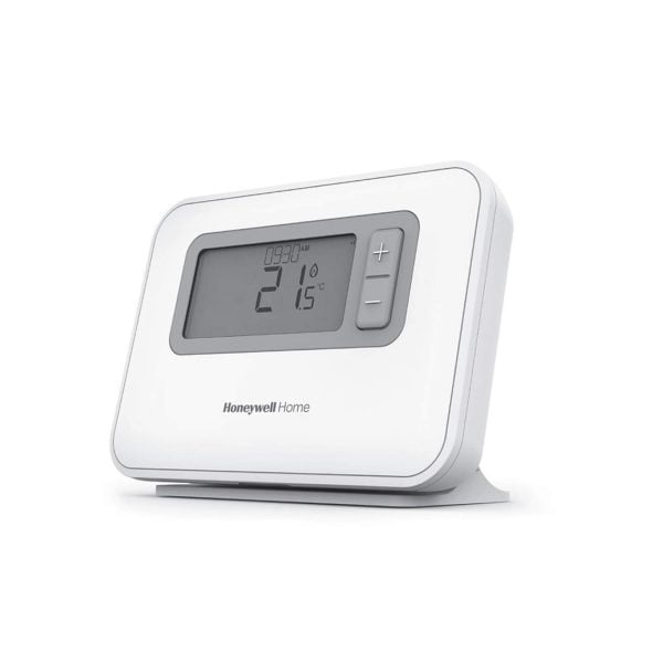 Honeywell T3R wireless programmable thermostat and receiver box