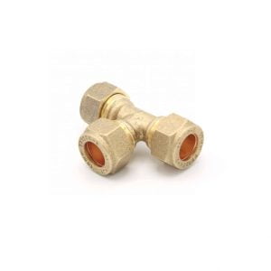 Masterflow M2010000 10mm Compression Brass Equal Tee