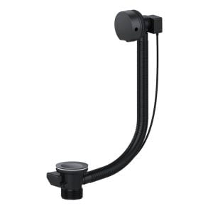 Viva CWB03/B Matt Black Combination Bath Pop-Up Waste & Overflow