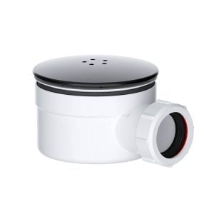 Viva WTSH90/B 90mm High Flow Shower Waste & Trap Matt Black