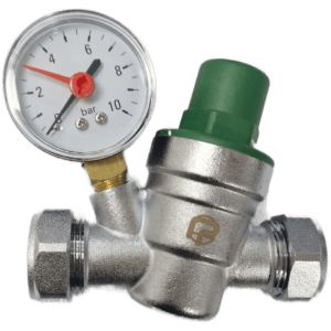 Altecnic Eres PRV1522 pressure reducing valve with gauge 15/22mm