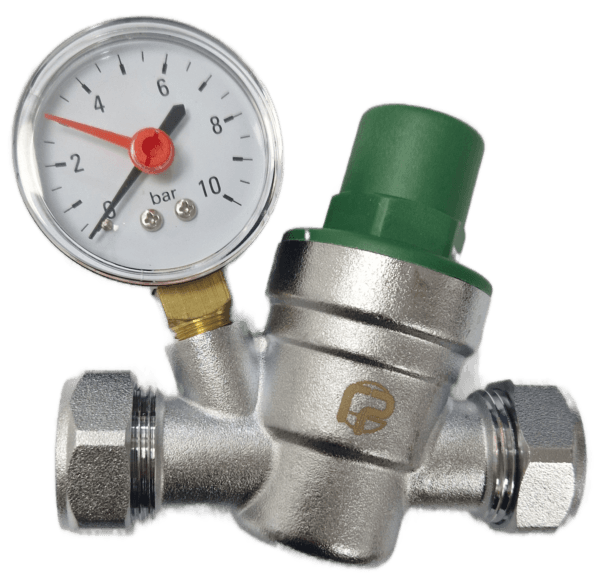 Altecnic Eres PRV1522 pressure reducing valve with gauge 15/22mm