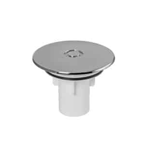 McAlpine ST90CPTOP+TUBE 110mm Chrome Plated Plastic Flange and Dip Tube