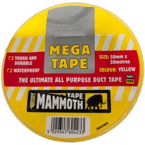 Everbuild Mammoth Yellow Mega Tape 50mm x 50m roll