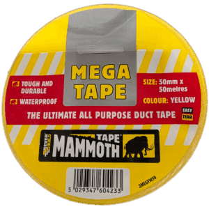 Everbuild Mammoth Yellow Mega Tape 50mm x 50m roll