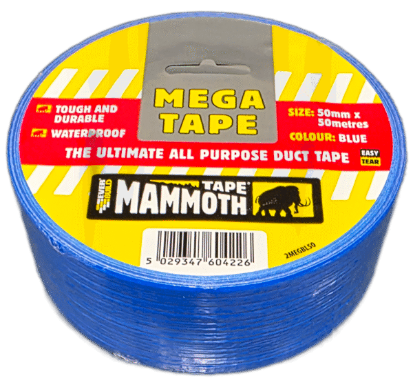 Everbuild Mammoth Blue Mega Tape 50mm x 50m roll