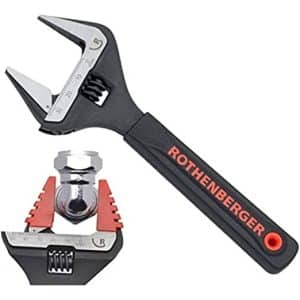 Rothenberger 70460 8" Adjustable Wide Jaw Wrench