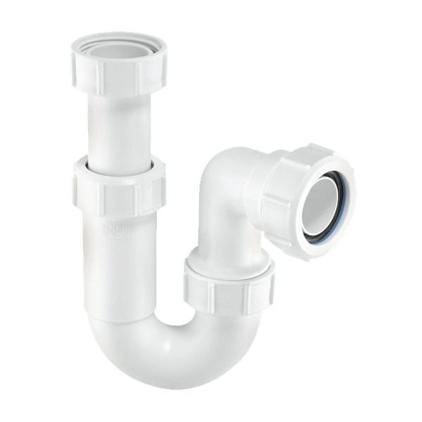 McAlpine ASC10 1½" Adjustable Inlet Tubular Swivel Kitchen 'P' Trap