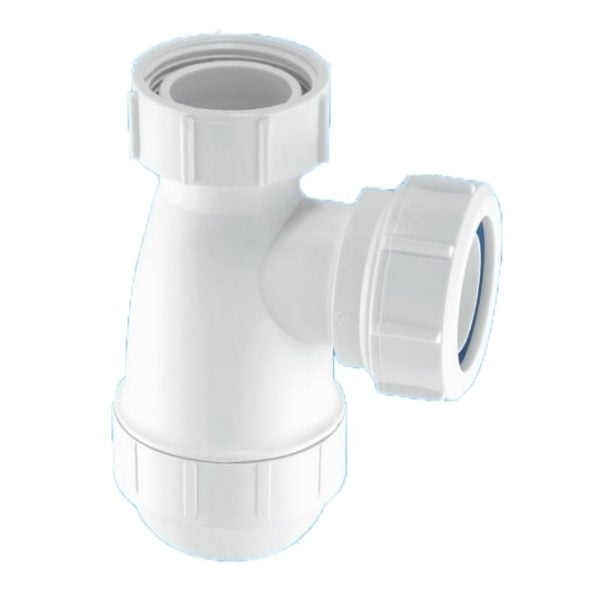 McAlpine E10 1¼" P Bottle Trap with 50mm Water Seal