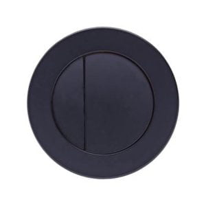 Tavistock TR9022 75mm Kara Vortex pneumatic dual flush matt black button