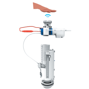 Siamp Optima Auto contactless flush valve with sensor button