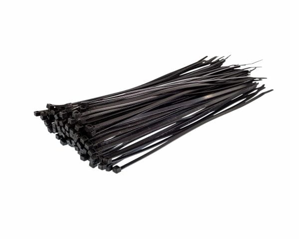 Faithfull FAICT300B black cable ties 300mm x 4.8mm pack of 100