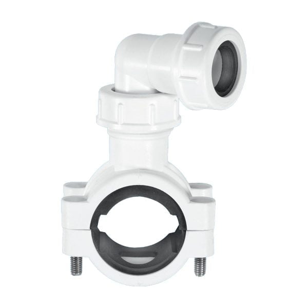 McAlpine CLAMP1WH white 1¼"/1½" pipe clamp