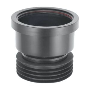 McAlpine DC1-BL 4 inch black drain connector