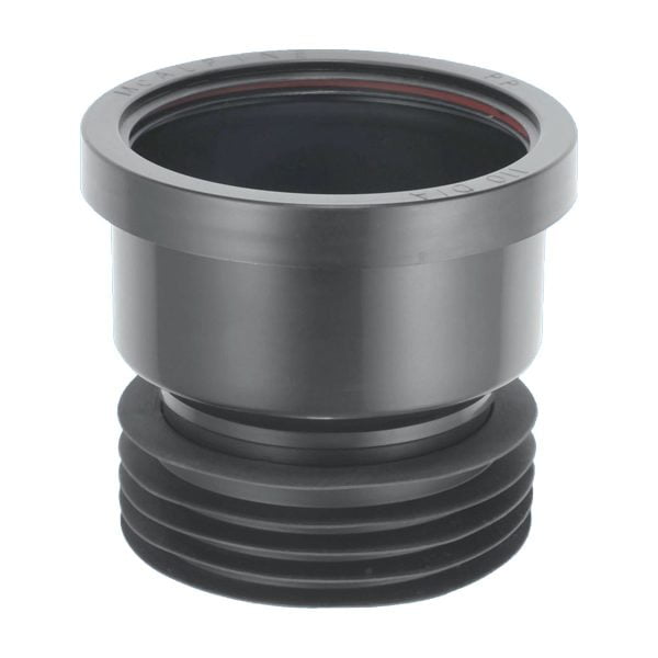McAlpine DC1-BL 4 inch black drain connector