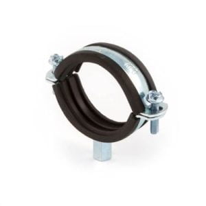 Greenaway RZ2826D 28mm BZP rubber lined pipe clip M8/M10