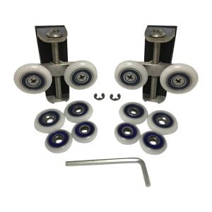 Inventive Creations UNIWHEEL universal shower door runner pair