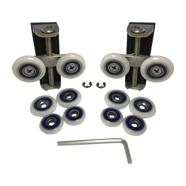 Inventive Creations UNIWHEEL universal shower door runner pair