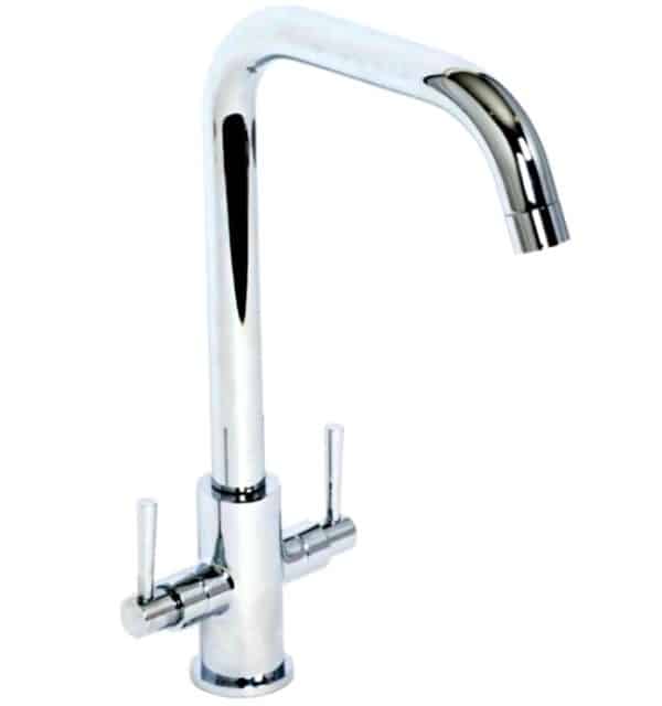 Highlife 13231C Don Luxury Cruciform Kitchen Sink Mixer in chrome