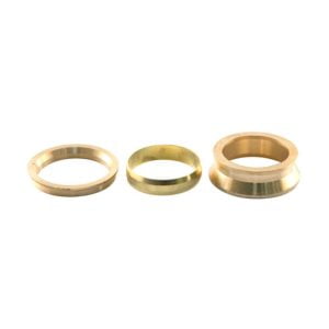 PlumbinBits 15mm x 10mm 3-piece brass compression reducing set
